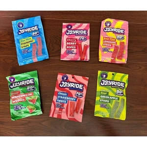 Joyride Uncommon Candy Ryan Trahan Sour Strips Wedges Twists Seile 6er Pack - Bild 1 von 5