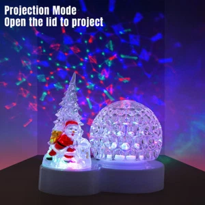 US Weihnachten Nachtlicht Projektor für Kinderzimmer Decke Jungen Mädchen Weihnachtsgeschenk - Bild 1 von 14