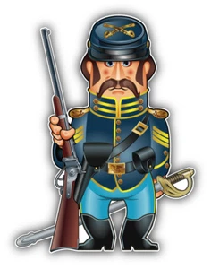 Amerikanische Kavallerie Soldat Auto Autoaufkleber Aufkleber - ''GRÖSSEN'' - Bild 1 von 1
