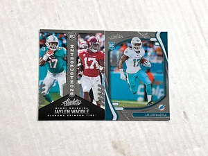 JAYLEN WADDLE LOT OF 2 2021 Panini Absolute RC #106 + Introductions RC INSERT! - Picture 1 of 3