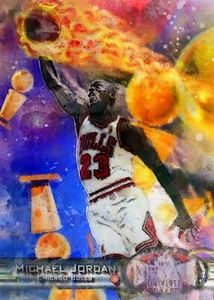 Michael Jordan Art Card Limited #ed/100 John Rudolph Original Signed Trophies - Picture 1 of 1