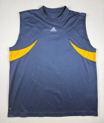 Camiseta deportiva sin mangas Adidas de baloncesto Michigan para gimnasio deportiva activa para hombre L Foto 1 de 4