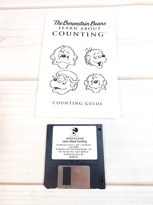The Berenstain Bears Learn About Counting 1999 MS- DOS Floppy Disk 3.5" - Image 1 of 4