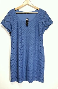 Etuikleid Tiana B blau NEU Spitze Kurzarm Etuikleid Karriere alle Anlässe - Bild 1 von 6