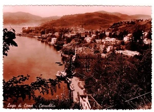 RPPC Italy Lake Como Lago di Como Cernobbia Sepia Panoramic Unposted - Picture 1 of 2