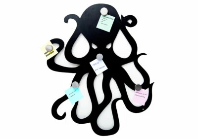 Magnettafel Oktopus Krake 52x60 cm Memoboard Kreidemarker Magnete Tafel Kreide  - Bild 1 von 4