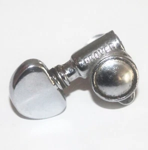 Vintage 1970's Gibson Milk Bottle Grover Rotomatic Tuner Treble Side Chrome - Picture 1 of 3