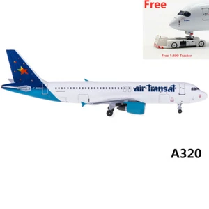 1:400 Aeroclassics AC419308 Air Transat A320 F-GRSH Aircraft Model +Free Tractor - Picture 1 of 3