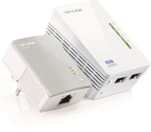 TP-Link 300Mbps AV600 Wi-Fi Powerline Extender Starter Kit TL-WPA4220KIT - Picture 1 of 2