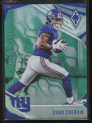 Evan Engram /25 Green 2018 Panini Phoenix Parallel #72 NY Giants - Image 1 of 2