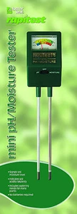 RAPITEST pH MOISTURE SOIL LAWN FLOWER PLANT TEST METER GARDEN TESTER - Picture 1 of 2