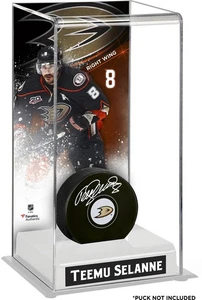 Teemu Selanne Ducks Deluxe Tall Hockey Puck Case - Fanatics - Picture 1 of 1