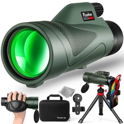 12x60 HD Monocular Telescope for Adults | Comes with Smartphone Adapter Tripo... - Image 1 of 4