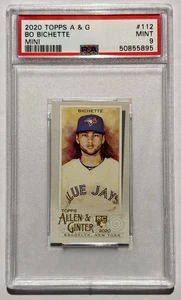 2020 Topps BO BICHETTE Allen & Ginter Mini #112 MINT PSA 9 Blue Jays Baseball - Picture 1 of 3