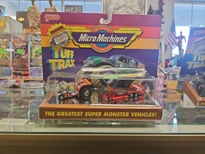 VTG 90s Galoob Micro Machines 7414 Tuff Trax Collection 5 Super Monster Vehicles - Picture 1 of 8
