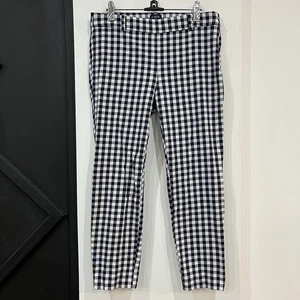 Pantalones cortos para mujer J Crew Gingham Winnie azul blanco talla 6 - Imagen 1 de 5