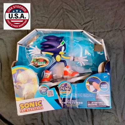 R/C Skateboard Toy 2.4GHz Sega Sonic The Hedgehog Free Rider | Sealed Box Damage - Image 1 of 4