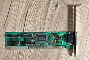 Realtek RTVGA-V21-007 256KB 16 bit ISA VGA RTG3105iEH Retro Graphics Card - Picture 1 of 10