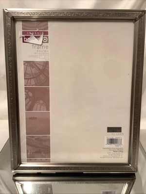 Carr Pewter Finish 8x10 Elegant Photo Frame - Image 1 of 4