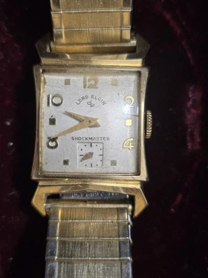 Vintage Lord Elgin 14K Gold Filled 21J Men's Wrist Watch  - Image 1 of 4