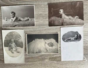 5 alte Babyfotos alle als AK - Bild 1 von 2