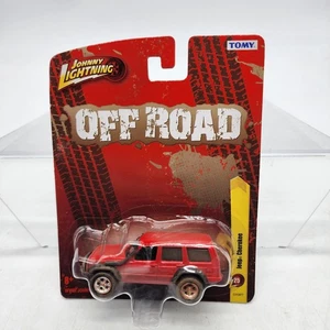 UH Johnny Lightning Tomy OFF ROAD Jeep Cherokee JL25 Dirty Version VHTF Rare - Picture 1 of 9