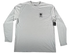 UFC Gym Mens XL Quiet Gray Long Sleeve Tee Lightweight Athletic Training Shirt - Picture 1 of 6