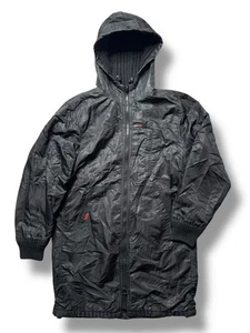 Abrigo Chaqueta con Capucha Reversible Schott NYC - Tejido Impermeable Nylon/Lana - Talla M - Imagen 1 de 15