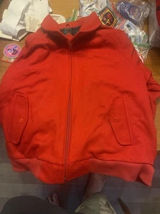 Boy Scouts Wool Jacket Red BSA Official Shirt Jacket Wool Fox Knapp Linen - Picture 1 of 6