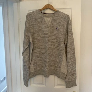 Champion mens grey flecked sweatshirt Large - Picture 1 of 4