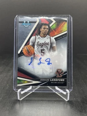 2022-23 Bowman U Best Basketball Demarr Langford Autograph Auto #BOA-DLA - Image 1 of 2