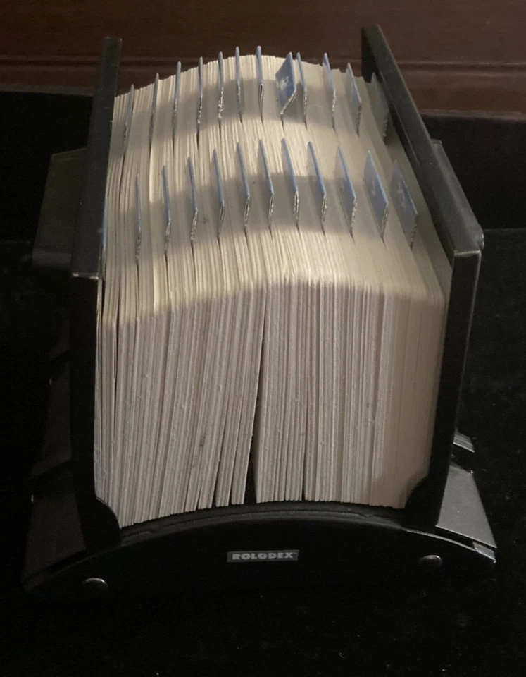 vintage rolodex plastic  New no box - Image 1 of 2