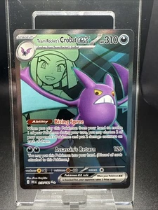2025 Team Rocket's Crobat ex 217/182 Sv10: Destined Rivals Ultra Rare Near Mint - Picture 1 of 2