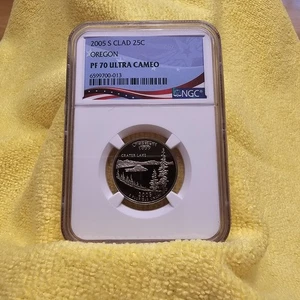 2005 S 25C Clad Oregon NGC PF70 Ultra Cameo slab - Picture 1 of 2