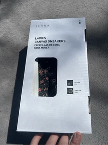 Serra Damen Blumendruck Canvas Sneakers Damengröße 8 NEU - Bild 1 von 11