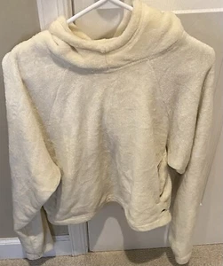 Hollister Damen Hoodie Gr. Extra Small XS Creme Super Weich - Bild 1 von 6