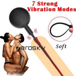 Penis Plug Vibrator for Men Urethra Dilators Sound Prostate Massager Sex Toy-USB