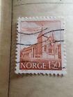 Noruega, Norge, 1981 , Sello 787 Catedral Stavanger Matasellado, Cancelado Stamp