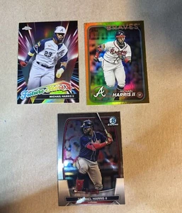 Michael Harris II 3 Card Lot Great Gold Foil Card - Picture 1 of 3