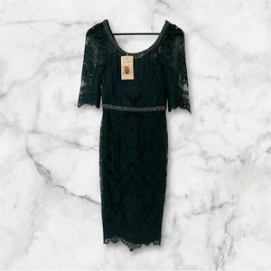 NEU MIT ETIKETT MONSOON grün Blumen Spitze Perlen Larna Bleistift Anlass Kleid UK 6 £139 - Bild 1 von 8