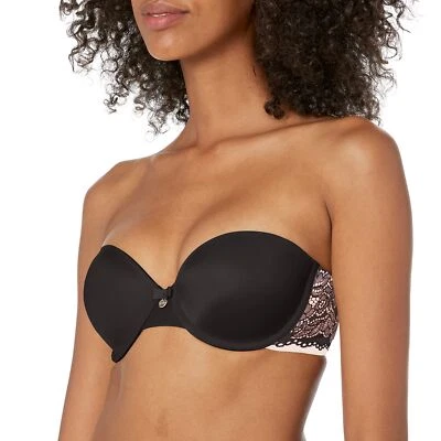 Berlei Women's Beauty Form Curvy Strapless Bandeau, Black, US 34G - Image 1 of 3