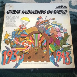 Great Moments in Radio Vol 2(Jack Benny) - LP Record Album Exc Condition - Picture 1 of 2