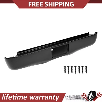 For Ford F250 F-250 F350 F-350 Super Duty Truck 99-07 Rear Roll Pan Steel Black - Image 1 of 4
