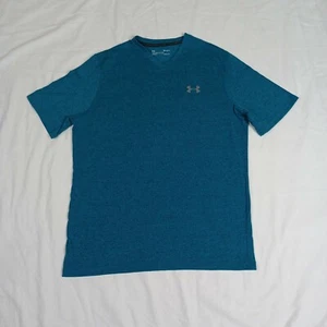 Under Armour Men's Loose Fit green T-Shirt size M short sleeve V-Neck  - Picture 1 of 8