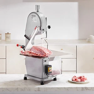 VEVOR Commercial Electric Meat Bandsaw 1100W Stainless Steel Bone Sawing Machine - Picture 1 of 12