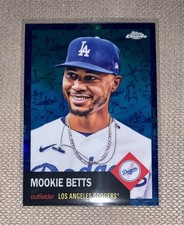 2022 Chrome Platinum Mookie Betts Toile Blue Refractor SN #’d /199 -READ BELOW