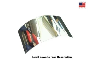 1984-1989 Corvette C4 BLOWER SHROUD COVER Polish Stainless engine chrome dress - Picture 1 of 3