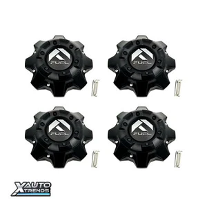 4 x Fuel Off-Road Matte Black Wheel Center Cap 1002-40B - Picture 1 of 1