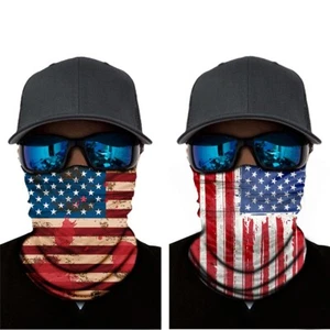 2pcs Sun Shield Neck Gaiter Balaclava Fishing Hiking Bandana Cap Headband - Picture 1 of 5
