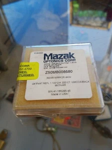 Mazak Optonics Laser Rear Mirror 4KW Z50MB008680 GE Part Refl 1.100" Dia .220"ct - Picture 1 of 7